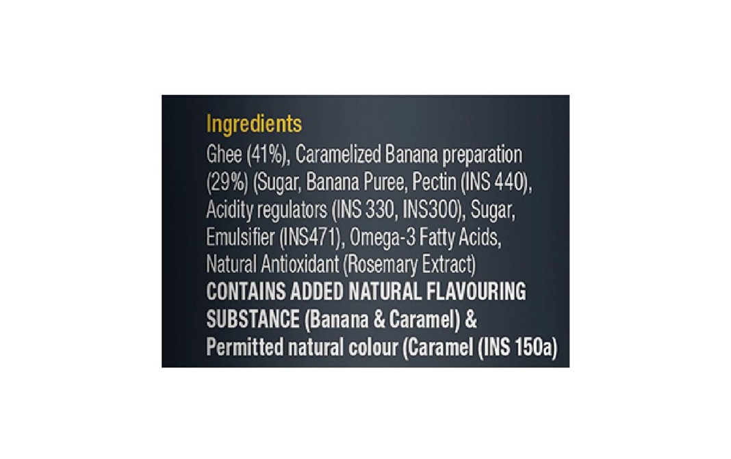 Epigamia Spreads ghee meets banana caramel   Plastic Jar  250 grams
